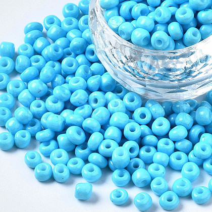 6/0 Glass Seed Beads SEED-S058-A-F298-1