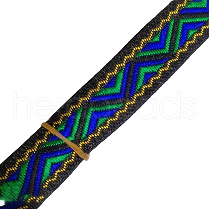 7M Ethnic Style Polyester Jacquard Triangle Ribbon PW-WG96346-12-1