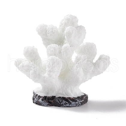 Resin Imitation Coral Ornaments DJEW-G026-08A-1