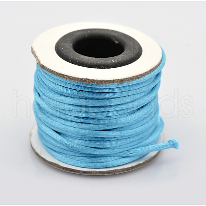 Macrame Rattail Chinese Knot Making Cords Round Nylon Braided String Threads NWIR-O001-B-10-1
