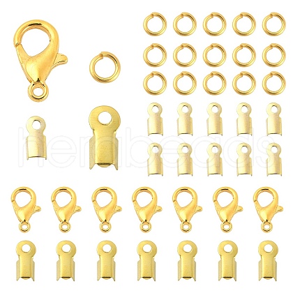 50Pcs Zinc Alloy Lobster Claw Clasps DIY-YW0007-54G-1