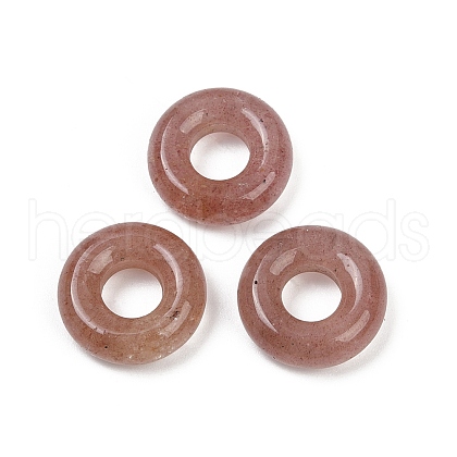 Natural Strawberry Quartz Pendants G-G202-07C-1