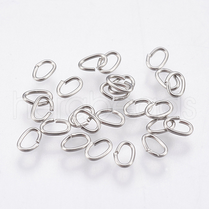 Tarnish Resistant 304 Stainless Steel Open Jump Rings X-STAS-P196-15-1