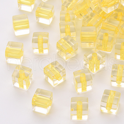 Transparent Acrylic Beads TACR-S154-12A-81-1
