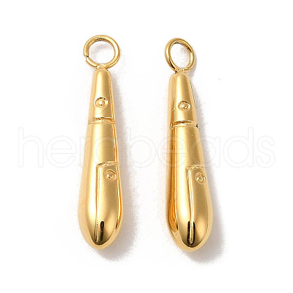 Manual Polishing 304 Stainless Steel Pendants STAS-P335-32G-1