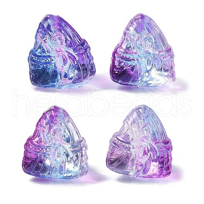 Baking Paint Glass Beads GLAA-S202-15A-1