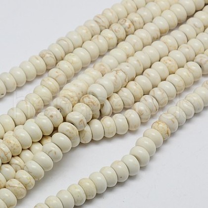 Synthetic Turquoise Beads Strands X-TURQ-G109-4x2mm-07-1