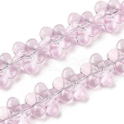 Transparent Glass Beads Strands GLAA-H038-02A-1