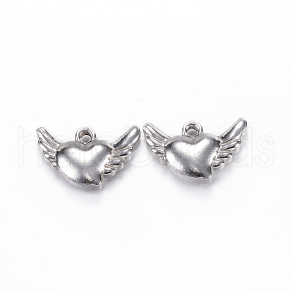 304 Stainless Steel Pendants STAS-N0014-25P-1