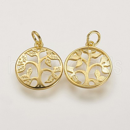 925 Sterling Silver Pendants STER-K029-01G-1