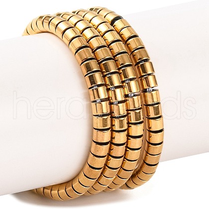 Electroplated Synthetic Non-magnetic Hematite Beads Strands G-H027-G01-03-1