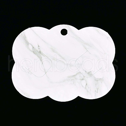 Cloud Shaped Paper Hair Clip Display Cards CDIS-C005-11-1