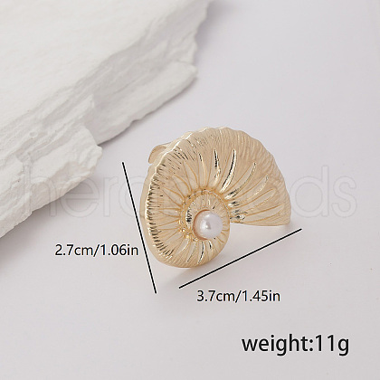 Conch Alloy Finger Rings for Women Party Accessory Gift BY9715-1-1