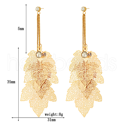 Bohemian Style Vacation Earrings with Tassel Pendant for Women ZW9345-2-1