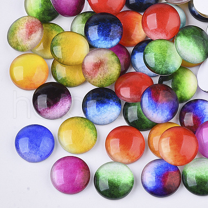 Flatback Glass Cabochons for DIY Projects GGLA-S047-05-1