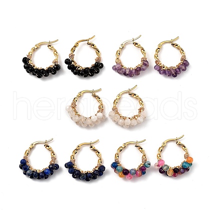 201 Stainless Steel Hoop Earrings EJEW-JE04223-1