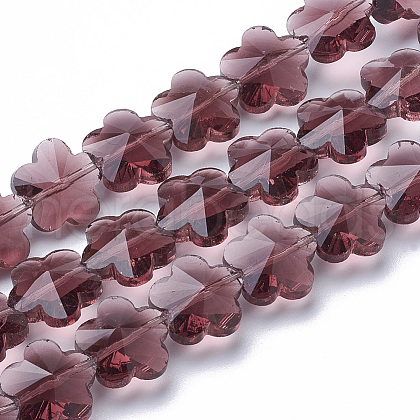 Transparent Glass Beads GLAA-Q066-10mm-C03-1