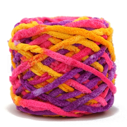 Soft Crocheting Polyester Yarn PW-WG87EA0-01-1