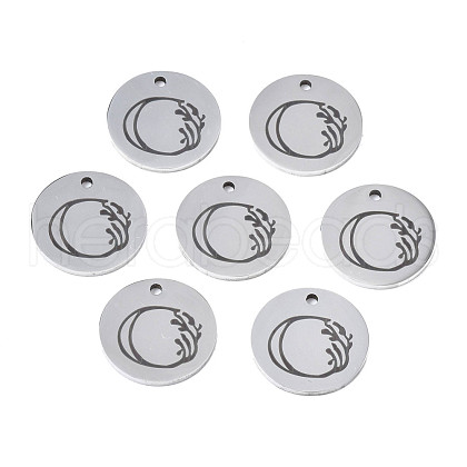 304 Stainless Steel Charms STAS-T059-26P-O-1