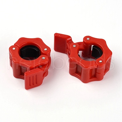 (Clearance Sale)ABS Plastic Barbell Clamps FIND-WH0082-47B-1