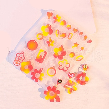 Pendant Silicone Molds AJEW-S041-04C-1