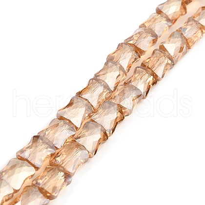 AB Color Plated Transparent Glass Beads Strands EGLA-P051-06A-A06-1