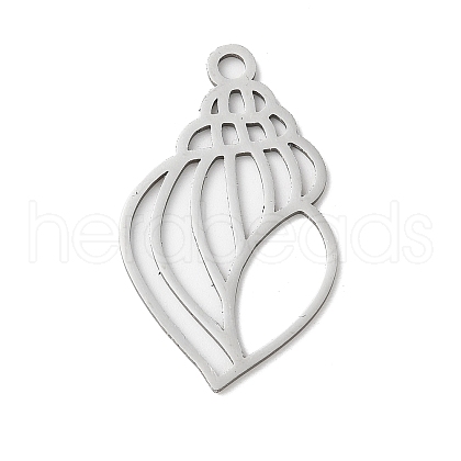 304 Stainless Steel Pendants STAS-S155-05P-01-1