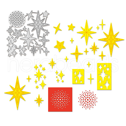 Carbon Steel Cutting Dies Stencils DIY-WH0309-1561-1