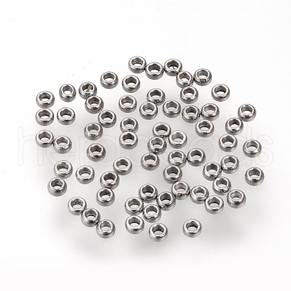 Non-Tarnish 304 Stainless Steel Spacer Beads STAS-R065-80-02-1