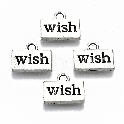 Tibetan Style Alloy Charms TIBEP-N009-049-RS-1