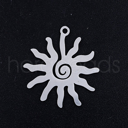 Non-Tarnish 304 Stainless Steel Pendants A-STAS-S105-JN382-1-1