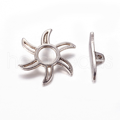 Tibetan Style Alloy Toggle Clasps LF5115Y-NF-1