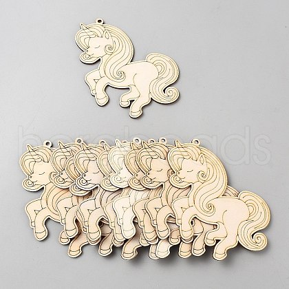 Unicorn Unfinished Wood Pieces WOOD-CJC0007-04H-1