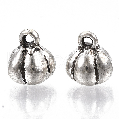 Autumn Theme Tibetan Style Alloy Charms TIBE-R317-077AS-LF-1