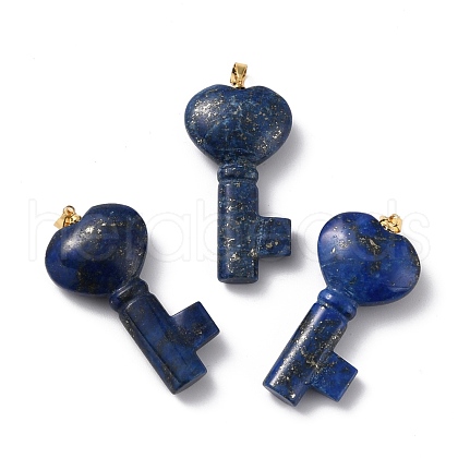Natural Dyed Lapis Lazuli Pendants G-B020-05G-12-1