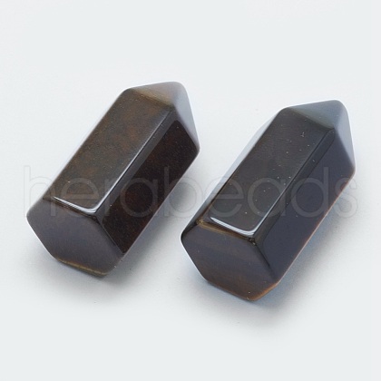 Natural Tiger Eye Pointed Beads G-G760-K11-1
