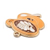 Mother's Day Alloy Enamel Pendants ENAM-D060-05B-02-2