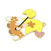 Bees Theme Alloy Enamel Pandants FIND-M083-06D-G-2