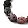 Dyed Natural Lava Rock Beads Strands G-A264-A02-01A-3