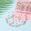 497Pcs 5 Style Rainbow ABS Plastic Imitation Pearl Beads OACR-YW0001-09C-9