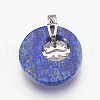 Natural Lapis Lazuli Pendants KK-F751-J09-3