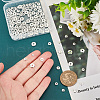   160Pcs 4 Styles Brass Spacer Beads KK-PH0005-95S-3