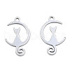 201 Stainless Steel Pendants STAS-N098-081P-1