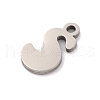 Non-Tarnish 201 Stainless Steel Charms STAS-U016-01P-S-2