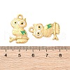 304 Stainless Steel Enamel Pendants STAS-B085-23G-3