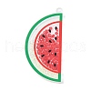 Transparent Printed Acrylic Pendants OACR-E042-03C-1