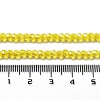 Electroplate Transparent Glass Beads Strands EGLA-A035-T3mm-A03-4