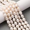 Natural Cultured Freshwater Pearl Beads Strands PEAR-L001-A-20-2