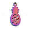 Ion Plating(IP) 201 Stainless Steel Pendants STAS-A066-13M-3