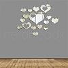 Acrylic Mirror Wall Stickers AJEW-WH0109-55-4